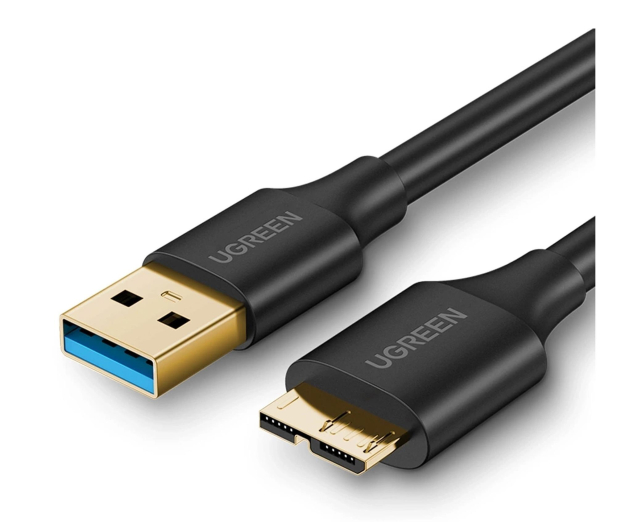 UGREEN Kabel USB 3.0 - micro USB 3.0 	US130 0.5m czarny - 1489107 - zdjęcie